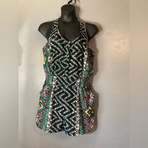 Dots Sleeveless lightweight romper